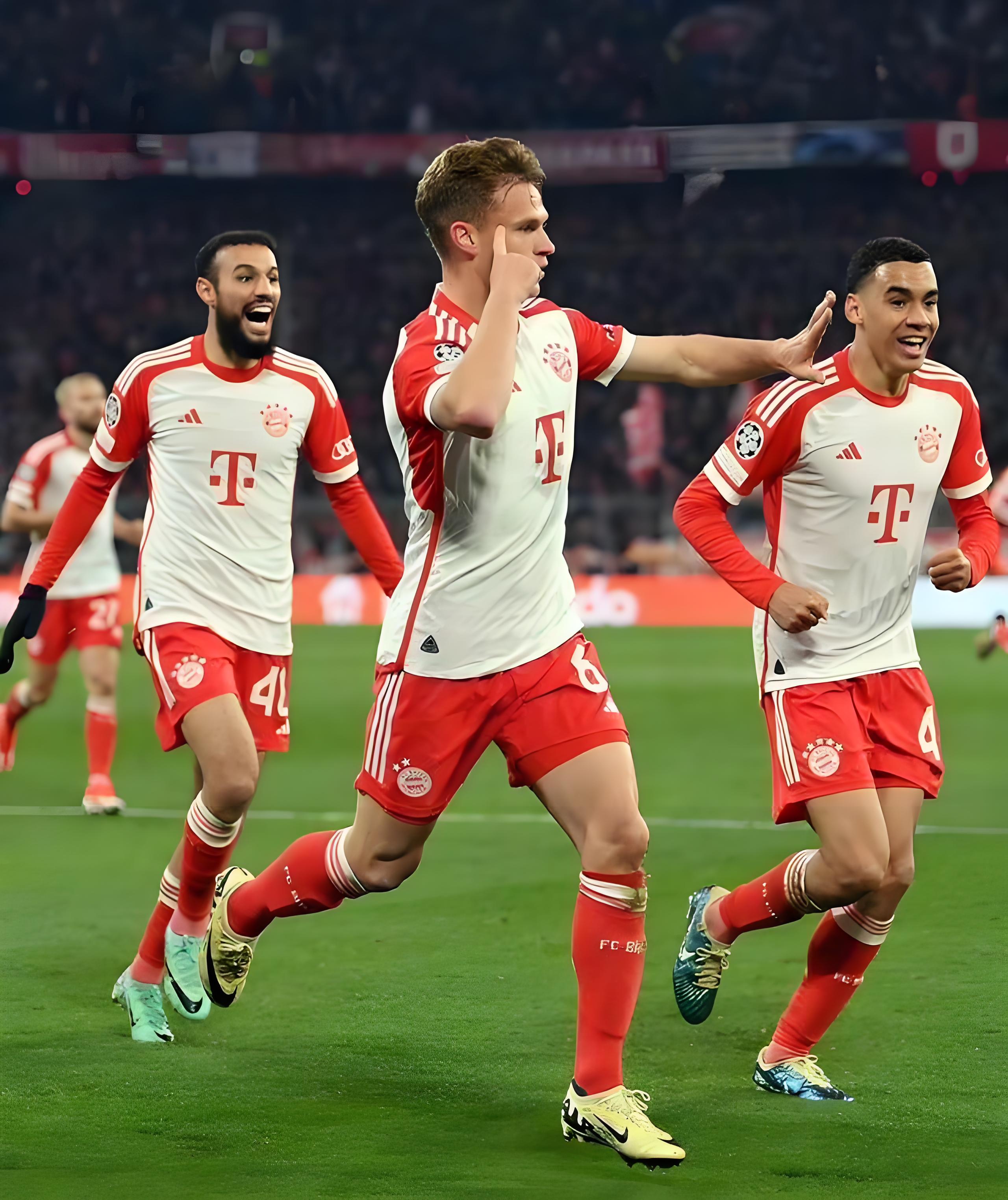 关于顺风顺水，拜仁慕尼黑轻松晋级淘汰赛的信息